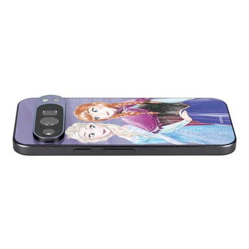 Disney Frozen Elsa and Anna Sisters Art Pixel 9 Pro XL Skin